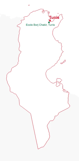 Carte de la Tunisie